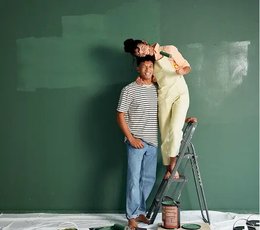 Couple renovating their home
